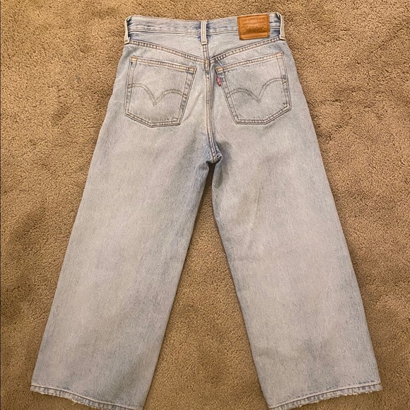 wide leg jeans size 24